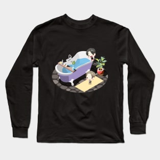 BTS Bathroom Long Sleeve T-Shirt